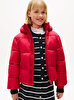 Kız Çocuk Hooded Shiny Puffer Mont