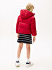 Kız Çocuk Hooded Shiny Puffer Mont