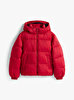 Kız Çocuk Hooded Shiny Puffer Mont