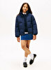 Çocuk Unisex Flag Puffer Mont