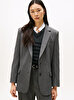 Kadın Pinstripe Relaxed Blazer