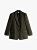 Kadın Pinstripe Relaxed Blazer
