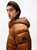Erkek TJM Hooded Logo Puffer Mont