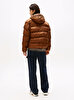Erkek TJM Hooded Logo Puffer Mont