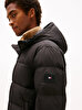 Erkek Down Hooded Puffer Mont