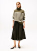 Kadın Flannel Touch Pleated Etek