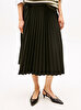 Kadın Flannel Touch Pleated Etek