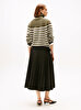 Kadın Flannel Touch Pleated Etek
