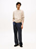 Erkek Cotton Linen Crew Kazak