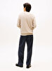 Erkek Cotton Linen Crew Kazak