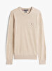 Erkek Cotton Linen Crew Kazak