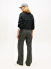 Kadın Flannel Relaxed Straight Pantolon
