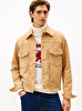 Erkek Suede Trucker Ceket
