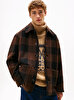 Erkek Wool Double Face Check Mont