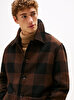 Erkek Wool Double Face Check Mont