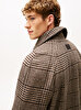 Erkek Wool Check Kaban