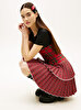 Kadın Tommy Girl Tartan Bustier Elbise