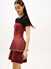 Kadın Tommy Girl Tartan Bustier Elbise