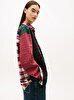 Unisex Tommy Girl Tartan Patchwork Gömlek