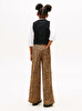 Kız Çocuk Mabel Leopard Jean Pantolon