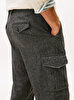 Erkek Herringbone Cargo Pantolon