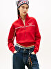Kadın Tommy Girl Knitted Track Sweatshirt