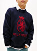 Erkek Çocuk Wool Crest Crew Neck Kazak