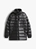 Kadın Gloss Down Waist Puffer Mont