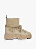 Kadın Real Shearling Laceup Bot