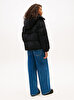 Kadın TJW Quilted Velvet Puffer Mont