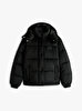 Kadın TJW Quilted Velvet Puffer Mont