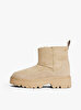Kadın Real Shearling Laceup Bot