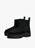 Kadın Real Shearling Laceup Bot