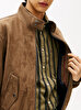 Erkek Nubuck Harrington Ceket