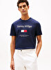 Erkek Tommy Embro Flag T-shirt