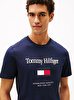 Erkek Tommy Embro Flag T-shirt