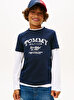 Erkek Çocuk Tommy Faded Print T-shirt