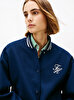 Kadın Wool Varsity Bomber Ceket