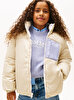 Kız Çocuk Flower Reversible Puffer Mont