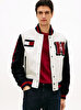 Erkek Leather Varsity Ceket