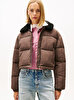 Kadın TJW Teddy Collar Puffer Mont