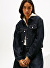 Kadın Denim Pure Pleated Denim Ceket
