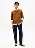 Erkek Soft Textured Crew Kazak