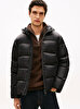 Erkek Crest Down Hooded Puffer Mont