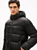 Erkek Crest Down Hooded Puffer Mont