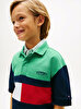 Erkek Çocuk Monotype Colorblock Polo T-shirt