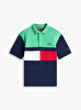 Erkek Çocuk Monotype Colorblock Polo T-shirt
