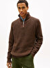 Erkek Fisherman Rib Zip Sweatshirt