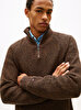 Erkek Fisherman Rib Zip Sweatshirt