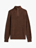 Erkek Fisherman Rib Zip Sweatshirt